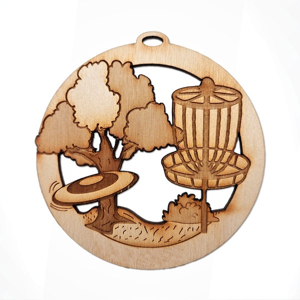 Personalized Disc Golf Ornament | Disc Golf Christmas Ornament | Gifts for Disc Golfers | Frisbee Golf Gifts | Unique Holiday Keepsakes