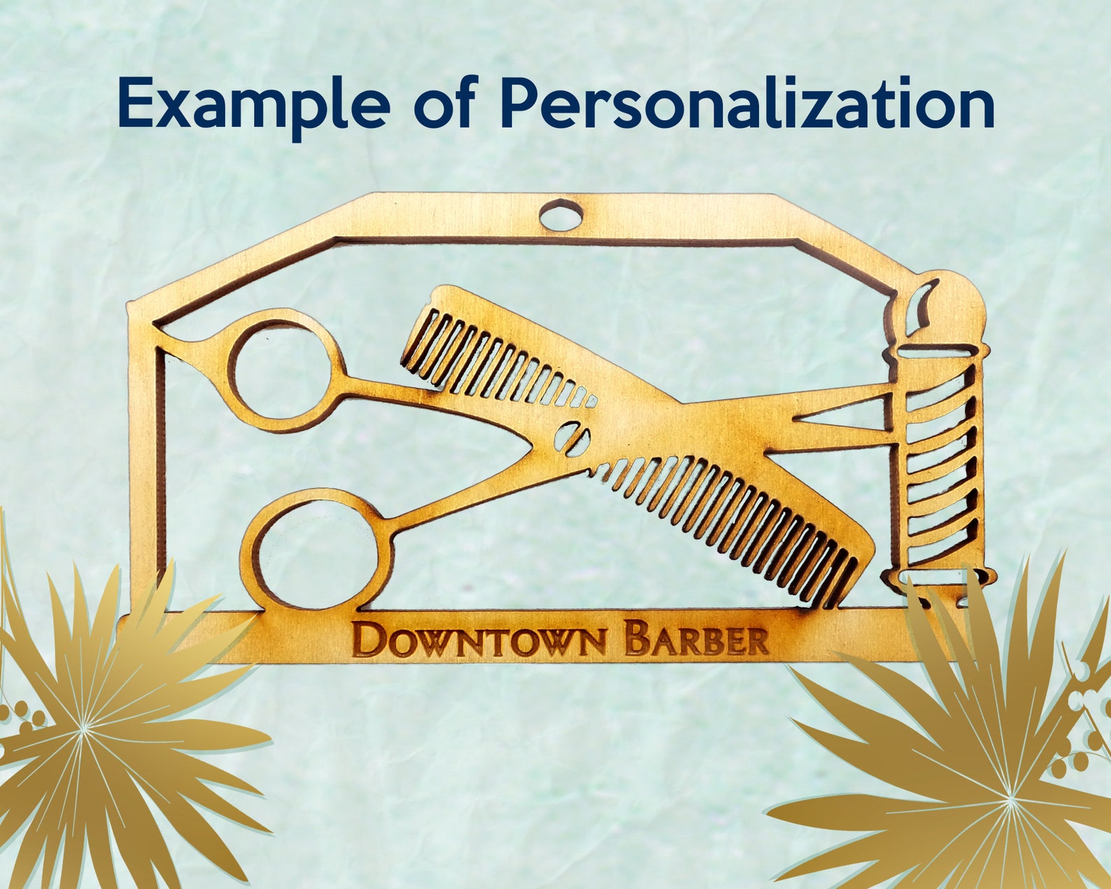 Personalized Barber Ornament Barber Gift Barber Ornaments Etsy UK