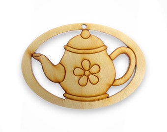 Personalized Tea Pot Ornament - Tea Pot Christmas Gift - Tea Pot Gift Topper - Tea Pot Ornaments - Tea Pot Gifts - Tea Pot Gift