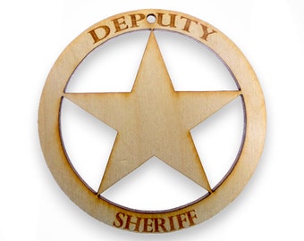 Personalized Deputy Sheriff Ornament - Deputy Sheriff Gifts - Deputy Sheriff Gift - Gift For Deputy Sheriff