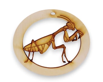 Personalized Praying Mantis Ornament - Handmade Praying Mantis Christmas Ornaments - Unique Christmas Tree Decorations