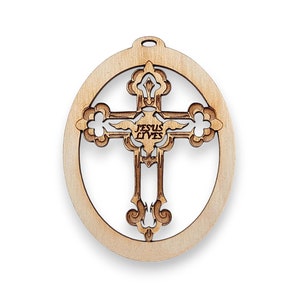 Christian Gifts for Men - Cross Ornament - Christian Gifts - Christian Ornaments