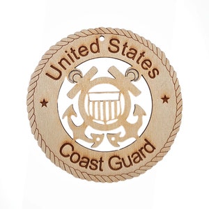 US Coast Guard Ornament, Coast Guard Christmas Ornaments, Coast Guard Gift, Coast Guard Gifts, Coast Guard Decor, US Military Gifts