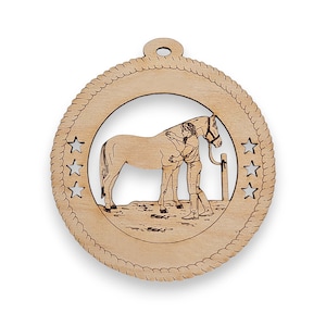 Personalized Horse Ornament - Horse Ornaments - Female Horse Gift - Equestrian Ornament - Horse Decor - Gift for Horse Lover