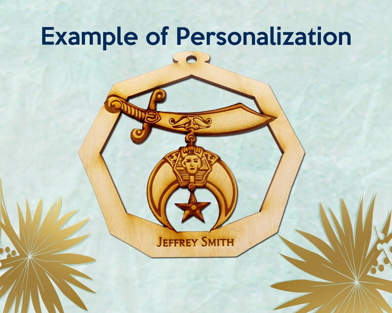 Personalized Shriner Ornament Shriners Gift Shriners Etsy