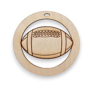 Personalized Football Ornament - Football Player Gift - Football Player Ornament - Football Ornaments - Football Team Gifts