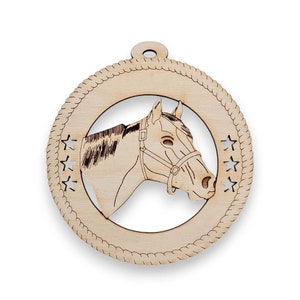 Personalized Horse Ornament - Horse Christmas Ornaments Personalized - Horse Gifts - Equestrian Gift - Horse Decor - Gift for Horse Lover