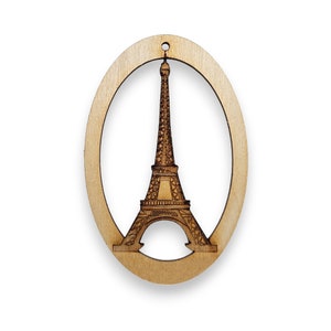 Personalized Eiffel Tower Ornament, Paris Ornaments, Eiffel Tower Gifts, Eiffel Tower Decor, Paris Gifts,Paris Decor, Paris Souvenirs