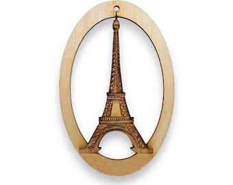 Personalized Eiffel Tower Ornament, Paris Ornaments, Eiffel Tower Gifts, Eiffel Tower Decor, Paris Gifts,Paris Decor, Paris Souvenirs