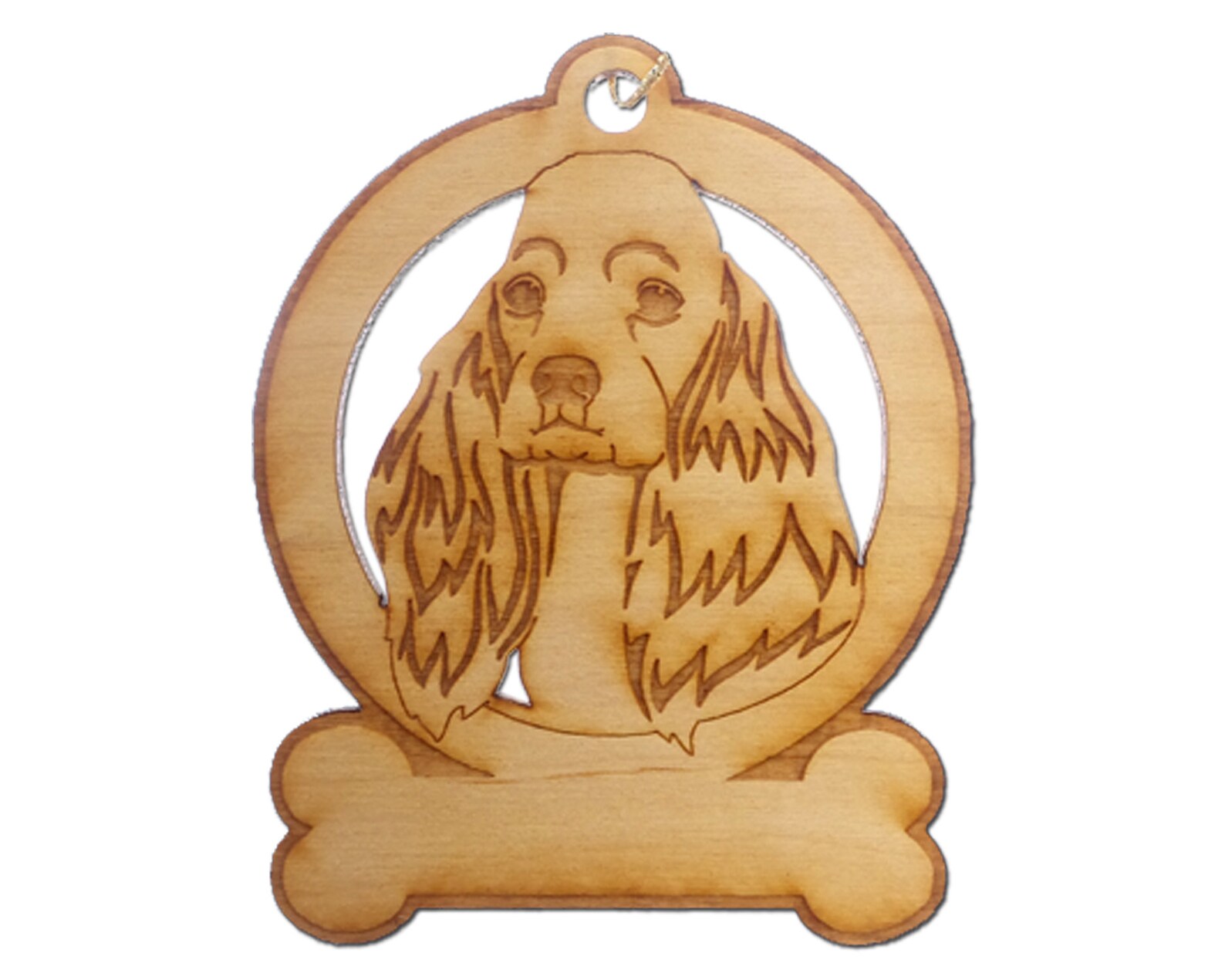 Personalized Cocker Spaniel Ornament Cocker Spaniel