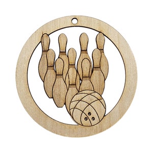 Personalized Bowling Ornament - Unique Bowling Team Gift - Bowling Christmas Tree Ornaments - Bowling Gift Ideas - Gift For Bowler