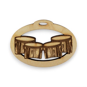 Personalized Quads Ornament - Tenor Drums Ornament