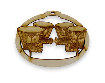 Personalized Timpani Drum Christmas Ornament - Timpani Drum Ornament - Kettle Drum Ornaments