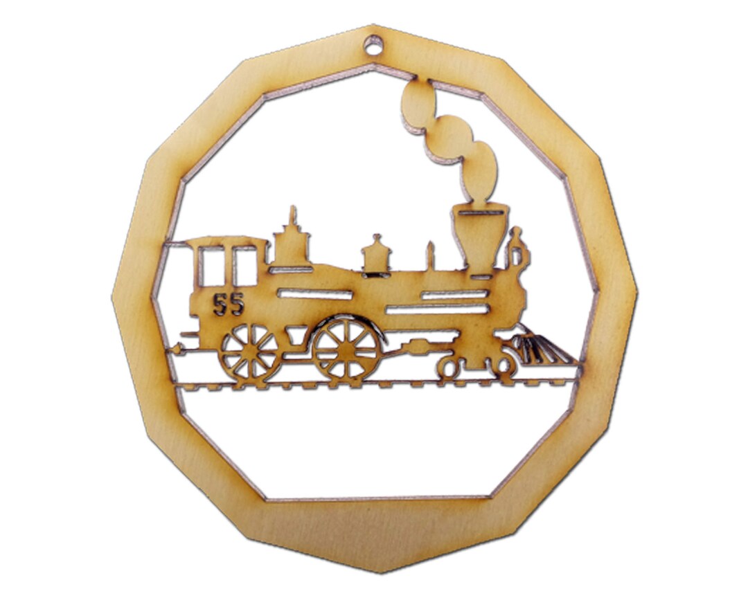 Personalized Train Ornaments, Train Gifts for Men, Train Gifts for Dad