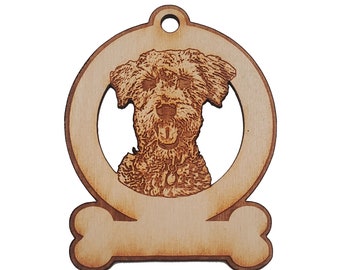 Personalized Schnoodle Ornament | Schnoodle Gifts | Schnoodle Christmas Ornaments | Christmas Decoration
