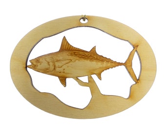 Personalized Fishing Ornament, Albacore - Fishing Christmas Ornaments - Fishing Gifts  - Gift for Fisherman - False Albacore - Fishing Gift