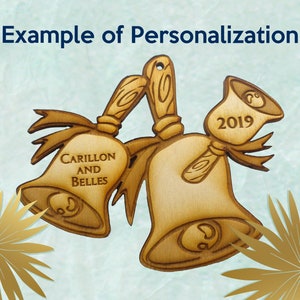 Personalized Handbell Ornament Handbell Christmas Ornaments - Etsy