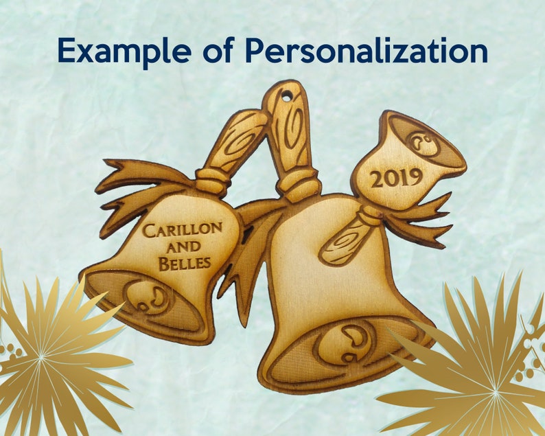 Personalized Handbell Ornament Handbell Christmas Ornaments Etsy