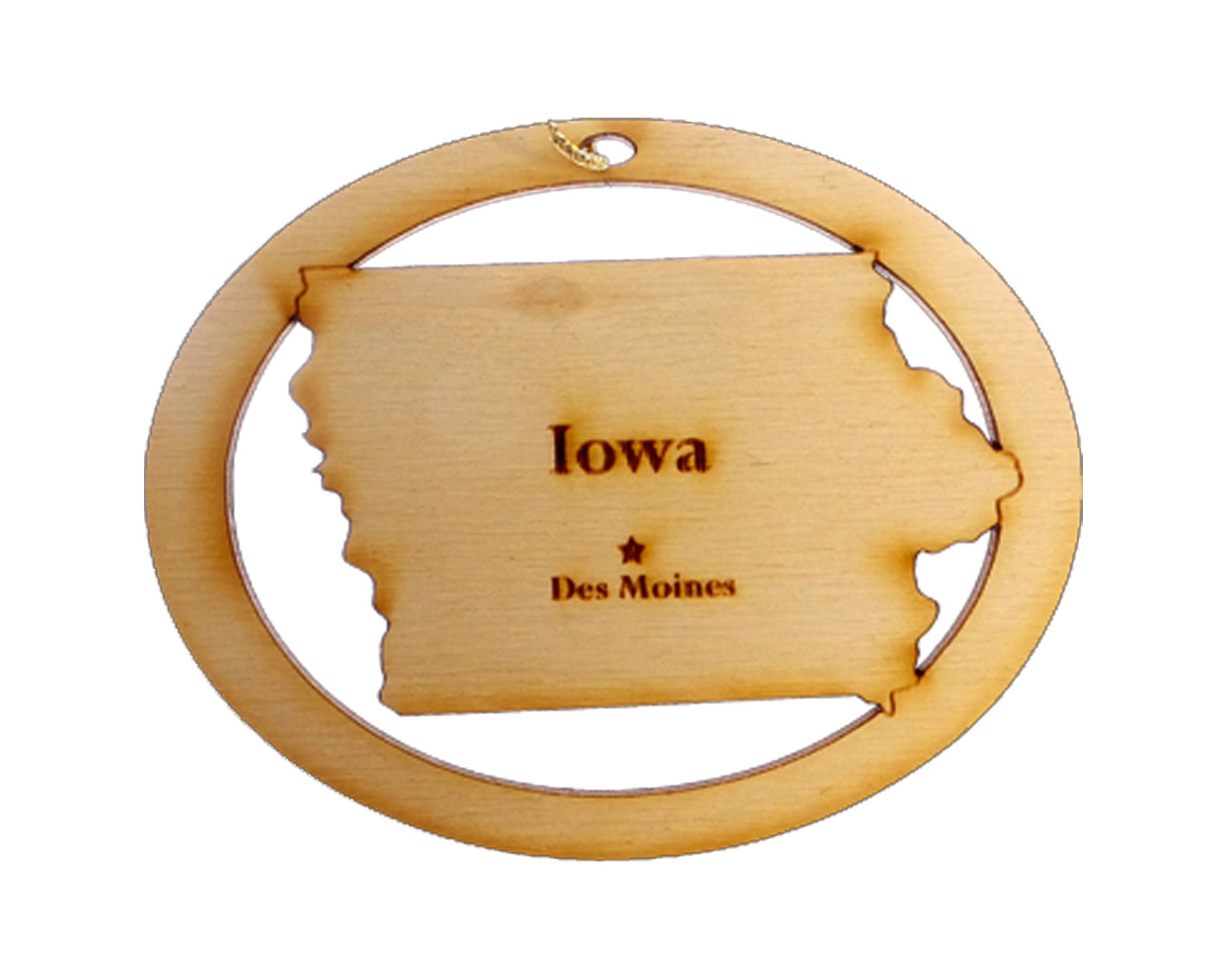 Personalized Iowa Ornament Iowa State Ornament Iowa Gift Etsy