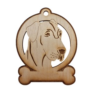Personalized Great Dane Ornament Great Dane Gifts Great Dane Memorial Great Dane Keepsakes Gifts for Great Dane Lovers image 1