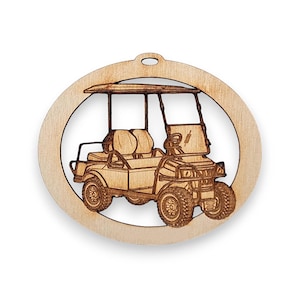 Golf Cart Ornament, Personalized Golf Themed Gifts For Men, Golfers, Dad, Mom, Golf Themed Party Favors, Christmas Gifts For Golfers