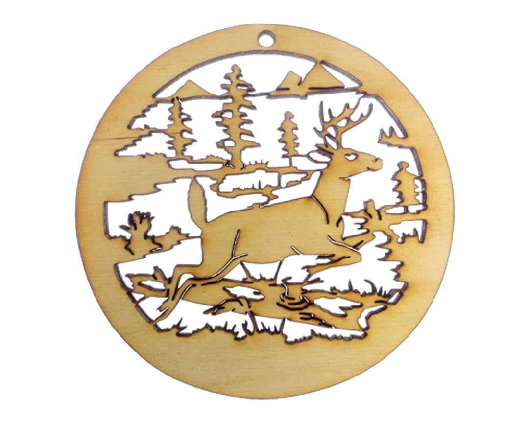 Personalized Deer Ornament Deer Hunting Ornaments Deer - Etsy