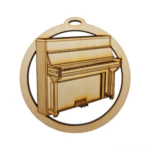 Personalized Upright Piano Ornament | Gifts for Piano Players | Unique Christmas Tree Décor | Piano Christmas Tree Decoration