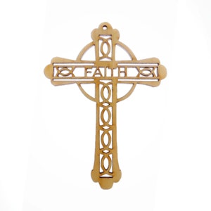Faith Cross Ornament - Cross Ornament - Cross Ornaments - Cross Gifts - Religious Gifts - Christian Decor - Christian GIft