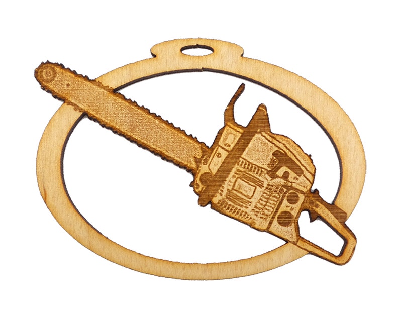 Personalized Chainsaw Ornament Gift for Logger Logging Etsy New Zealand