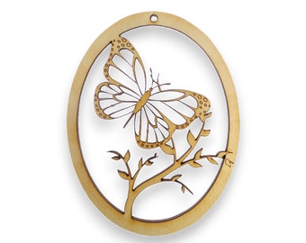 Personalized Butterfly Ornament, Butterfly Ornaments Christmas, Unique Butterfly Gifts, Butterfly Christmas Decor, Gift for Butterfly Lovers