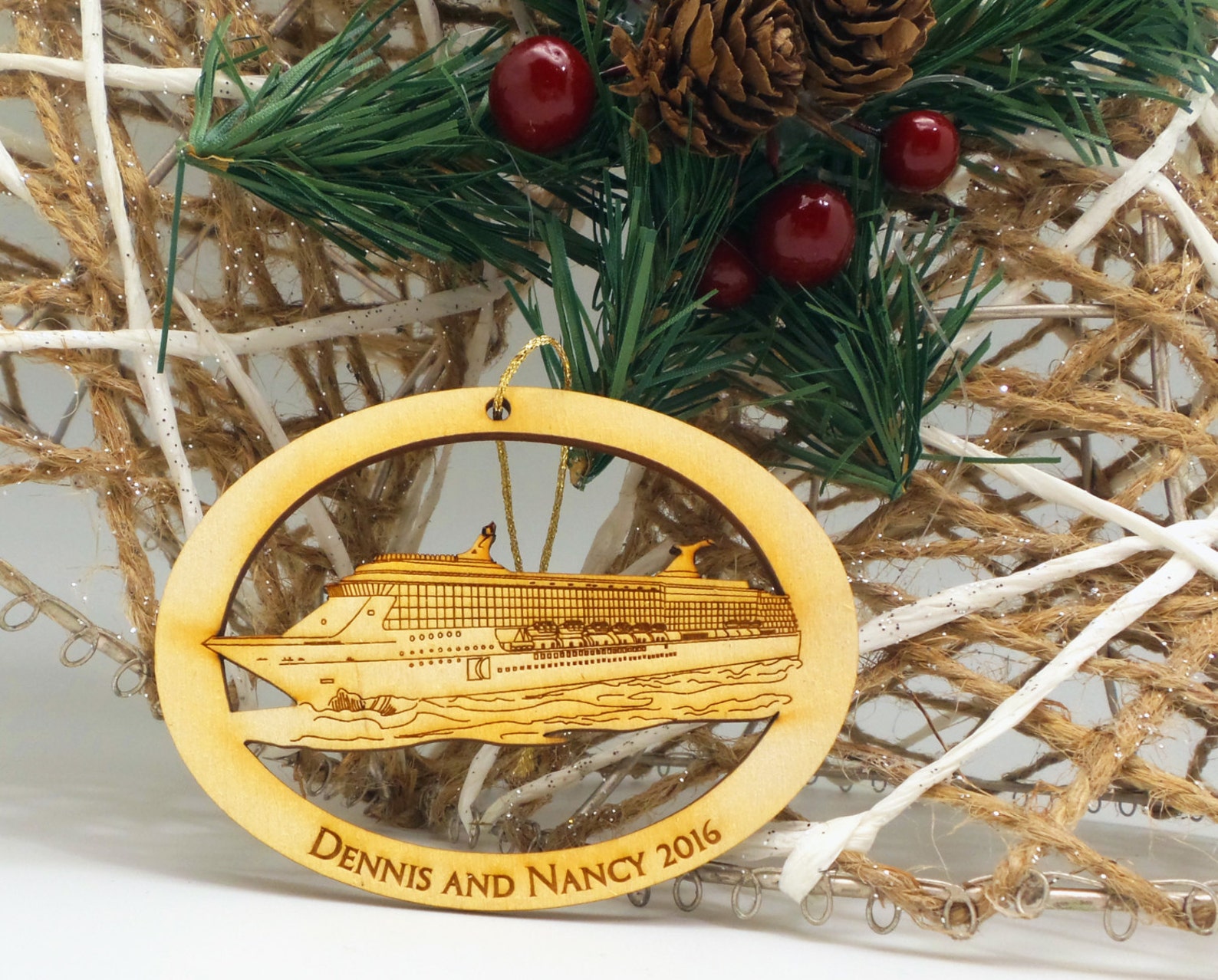 Cruise Ship Christmas Ornaments 