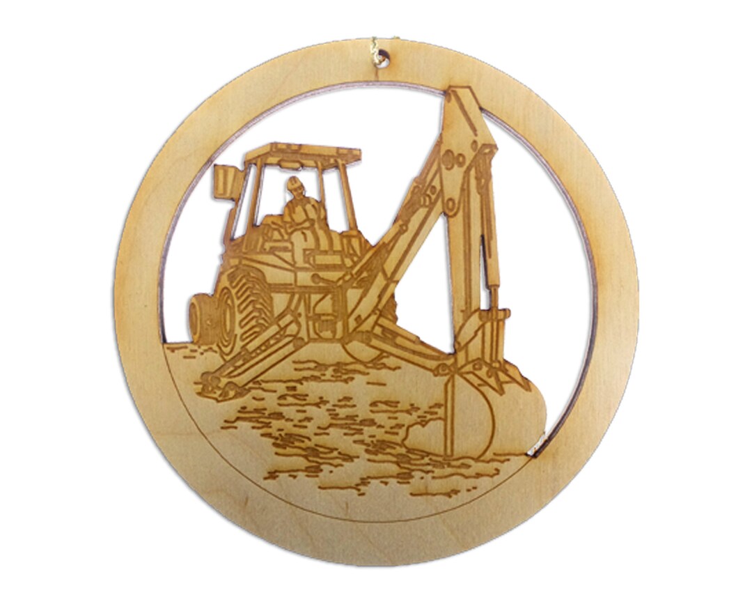 Personalized Backhoe Operator Ornament Backhoe Operator Gift Etsy