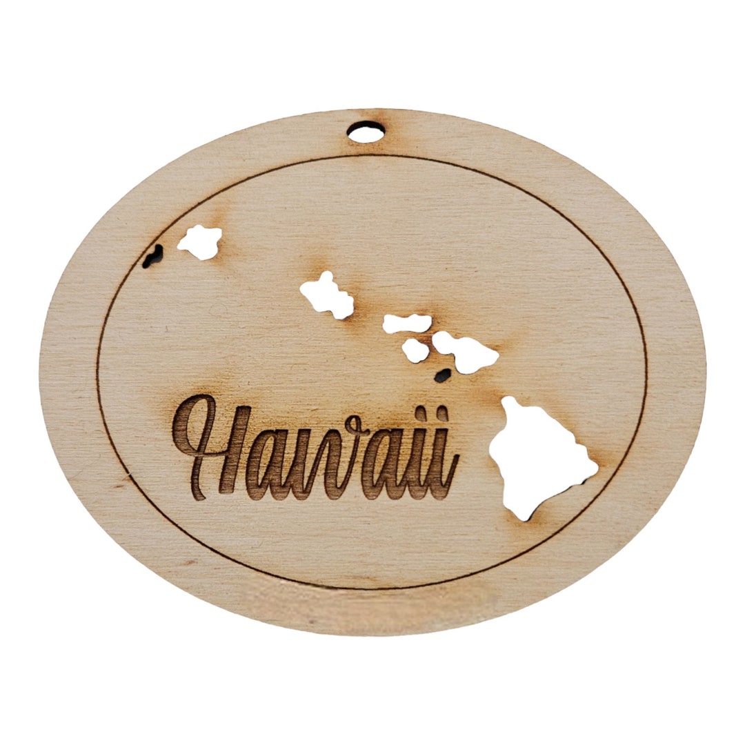 Personalized Hawaii Ornament - Hawaii State Ornaments - Hawaii Gift ...