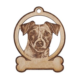 Jack Russell Ornament, Personalized Dog Christmas Ornaments For Tree, Unique Dog Ornament, Dog Themed Ornaments, Pet Memorial Gifts For Dogs