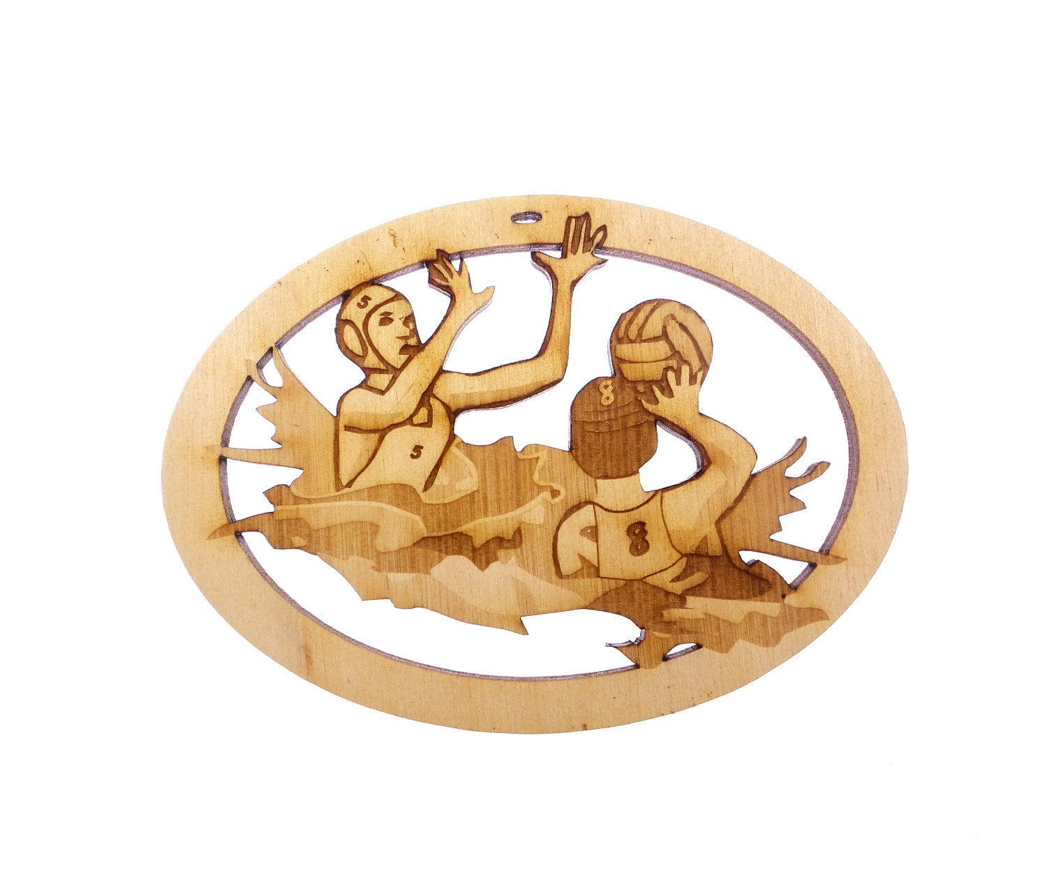 Personalized Womens Water Polo Christmas Ornament Water Polo Etsy