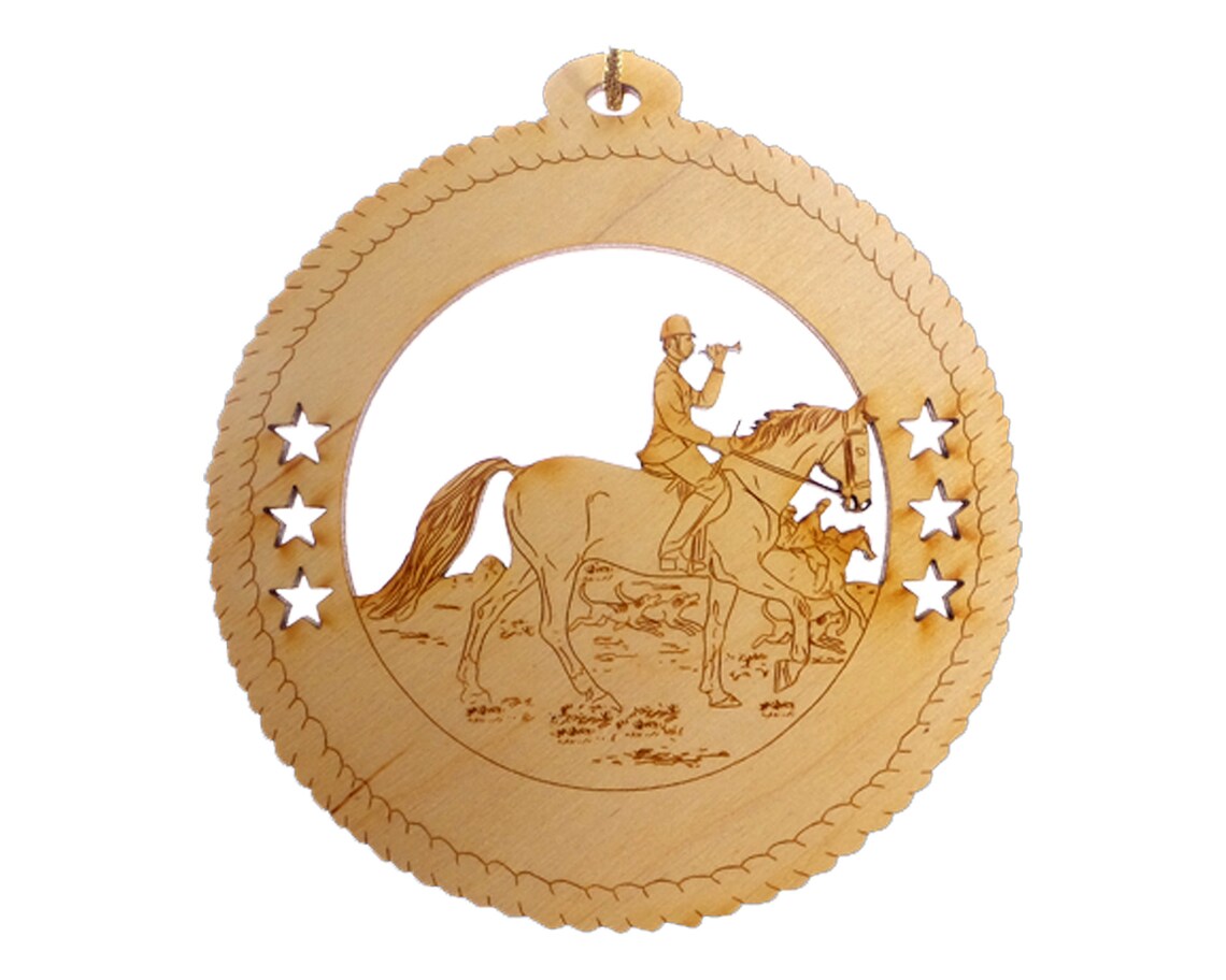 Personalized Fox Hunting Ornament Fox Hunter Gift Fox - Etsy