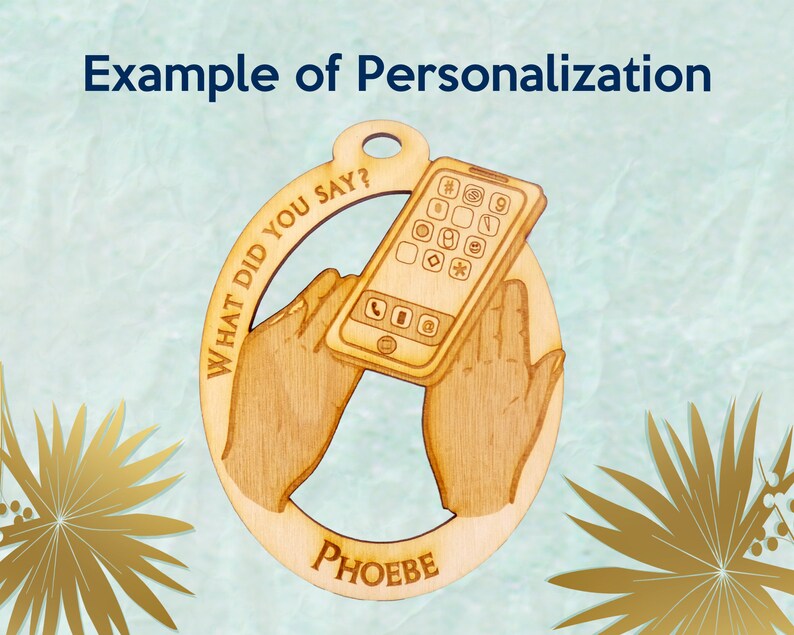 Personalized Cell Phone Ornament Unique Gifts for Cell Phone Etsy