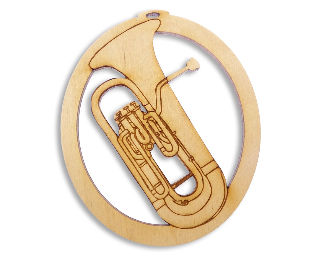 Personalized Euphonium Christmas Ornament Musician Christmas Ornament