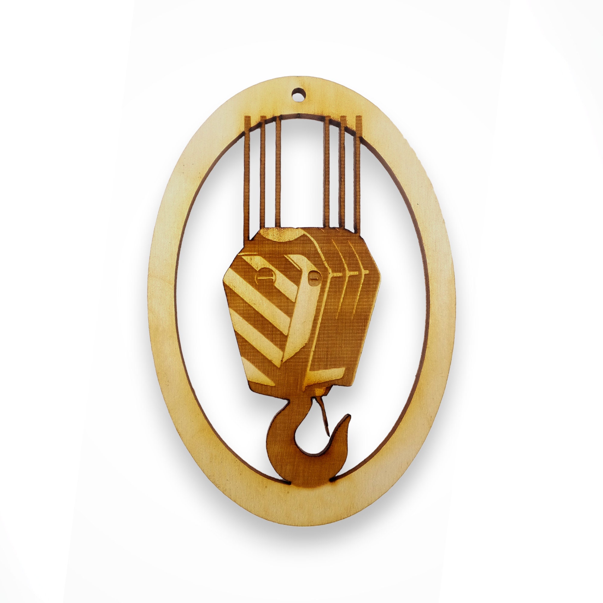 Personalized Crane Hook Ornament - Crane Operator Gifts - Heavy ...