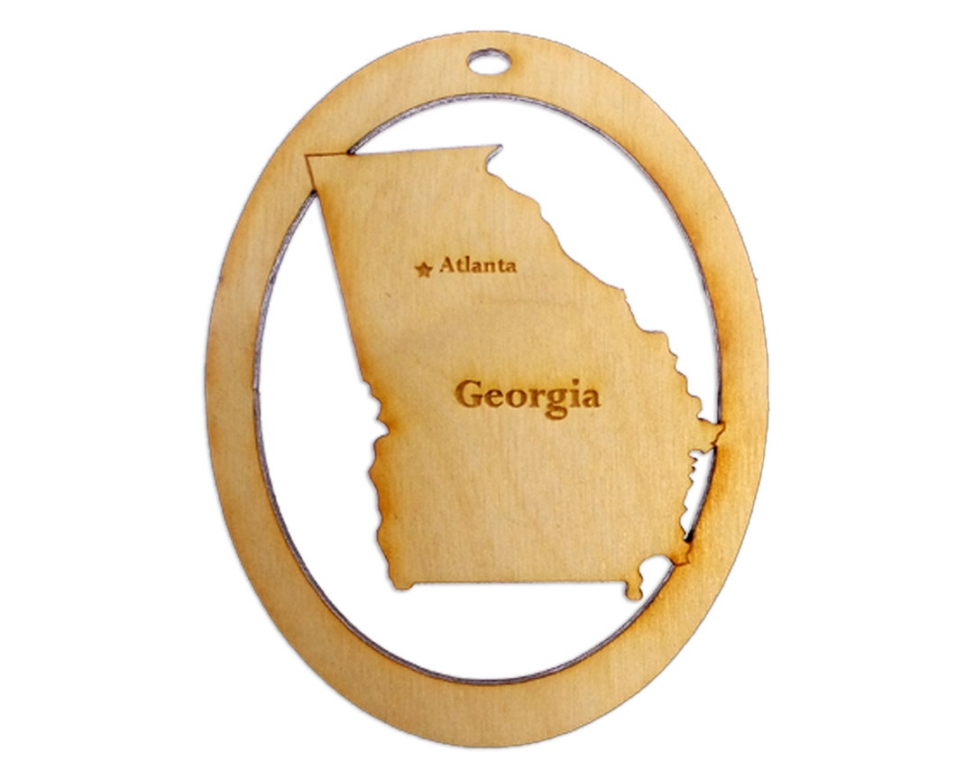 Personalized Ornament, State Ornament, Gift