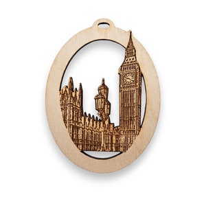 Personalized Big Ben Ornament | London Souvenirs | British Christmas Decorations | UK Inspired Christmas Ornaments | Best London Souvenirs