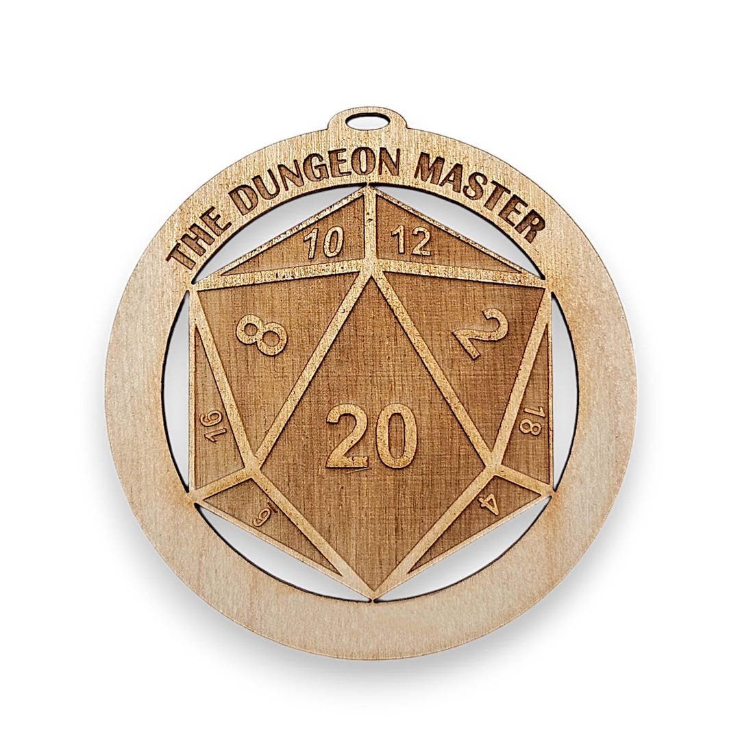D&D Christmas Ornaments, Personalized Dungeons and Dragons Gifts
