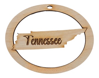 Personalized Tennessee Ornament - Tennessee State Ornament - Tennessee Gift - Tennessee Christmas Ornament - Tennessee Ornaments
