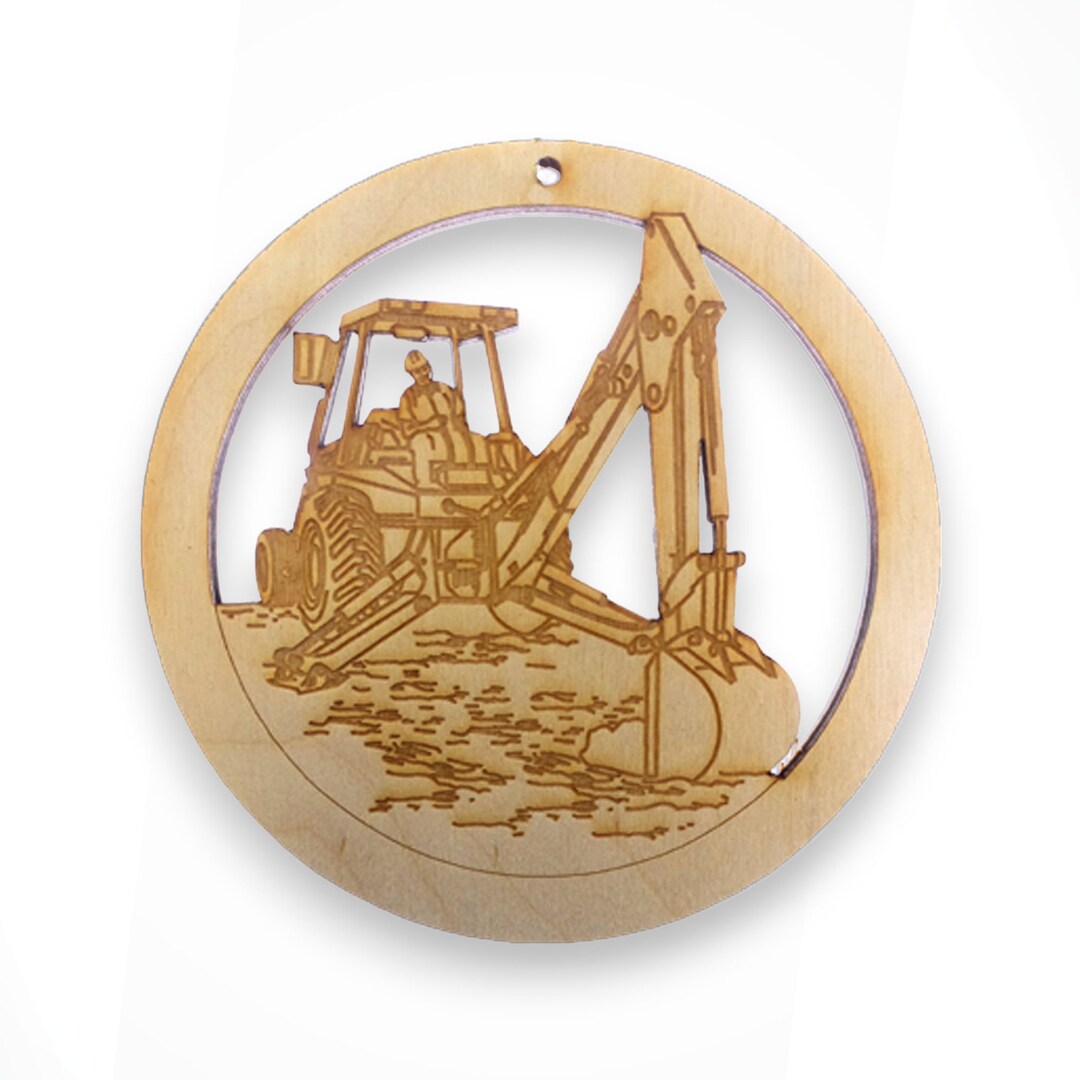 Personalized Backhoe Operator Ornament - Backhoe Operator Gift ...