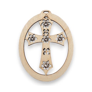 Cross Ornament - Cross Ornaments - Religious Gift - Cross Gift - First Communion Gift - Christian Decor