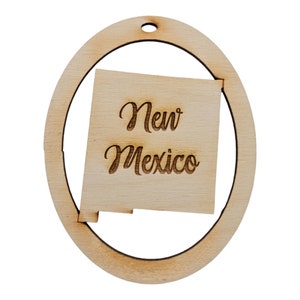 Personalized New Mexico Ornament - New Mexico State Ornament - New Mexico Gift - New Mexico Ornaments - New Mexico Gifts - New Mexico Art