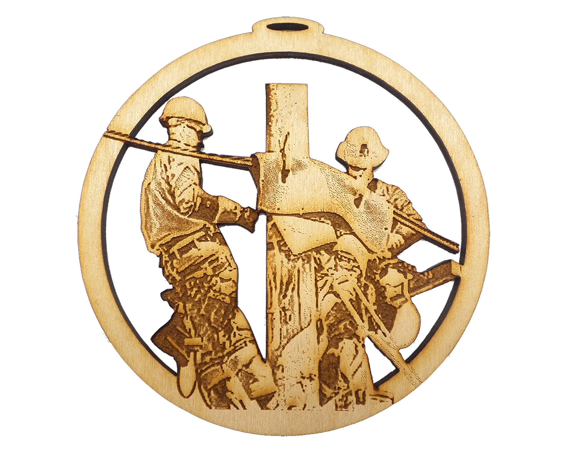 Personalized Lineman Ornaments Unique Power Lineman Gifts Etsy