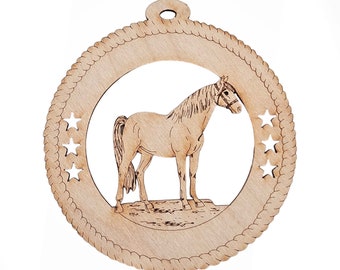 Personalized Horse Ornament - Horse Christmas Ornaments - Horse Decor - Horse Ornaments Christmas - Gift for Horse Lover