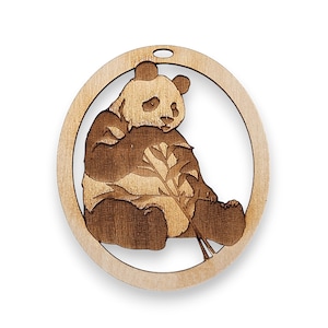 Personalized Panda Ornament, Panda Bear Gifts, Panda Gifts, Panda Gift Ideas, Panda Bear Ornament, Panda Christmas Ornament