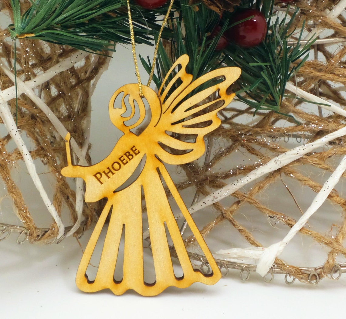 Personalized Angel Christmas Ornaments 
